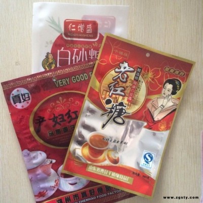 厂家直销锡林郭勒食用糖包装袋 阿胶红糖包装袋 加工自立袋；