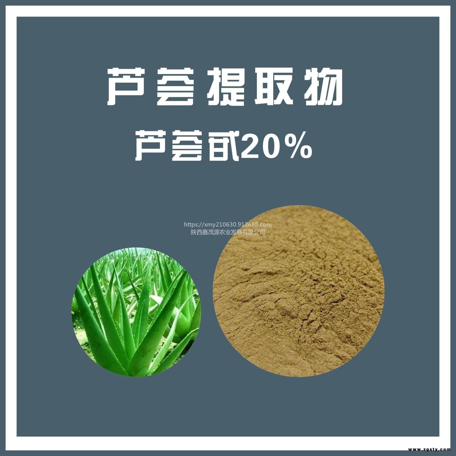鑫茂源   芦荟提取物 芦荟甙20%  植提厂家 水溶粉
