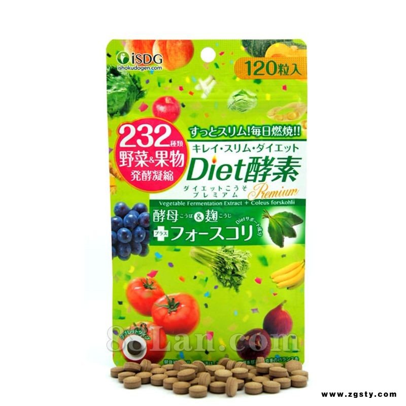 ISDG 日本Diet酵素 232种果蔬发酵 120粒/袋