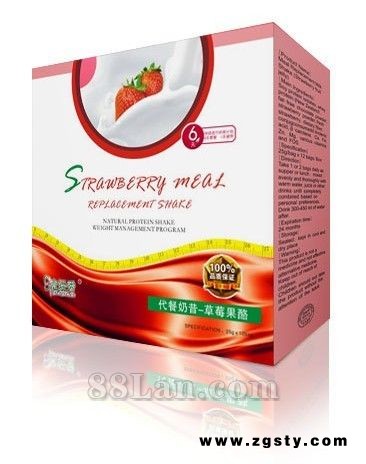 “清轻秀”草莓水果奶酪冲剂代餐减肥产品招商